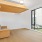 Bedroom with pullout bed and wood headboard
