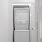 Stacked washer and dryer units