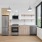 Spacious kitchen with great views and stainless steel appliances
