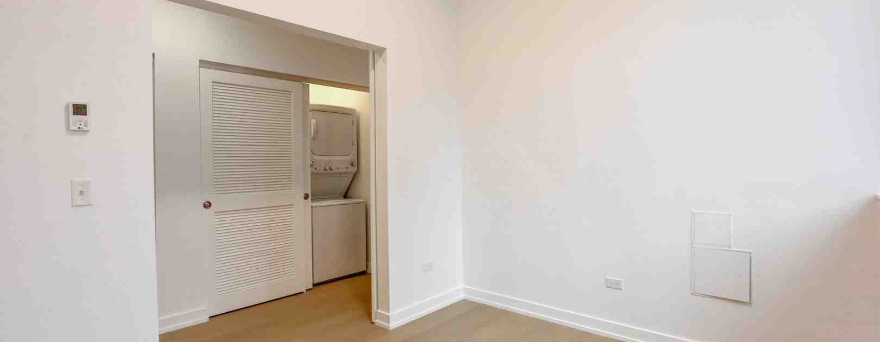 apartment with washer and dryer