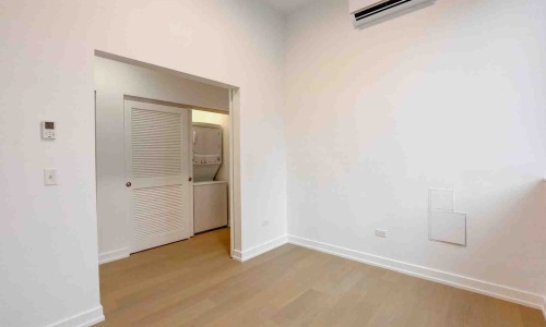 apartment with washer and dryer