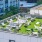 sunchairs on rooftop deck at the heron apartments in Edgewater chicago