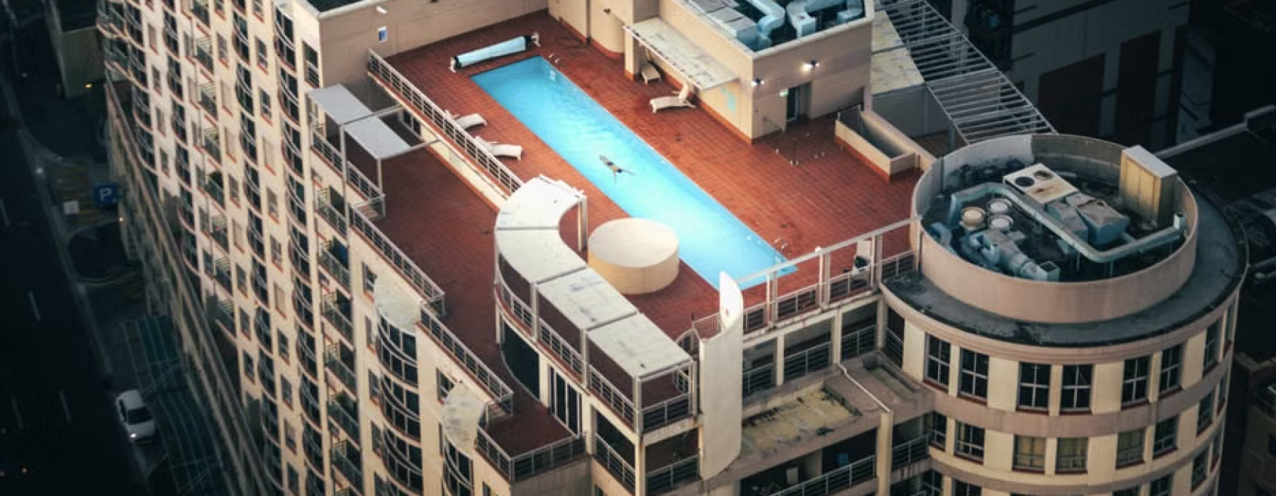 apartments with rooftop pool