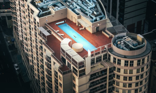 apartments with rooftop pool