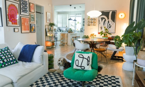 large dog in modern apartment - apartments that take large dogs